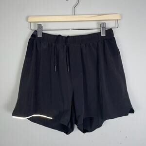 lululemon athletica Black Men Shorts Flat Front